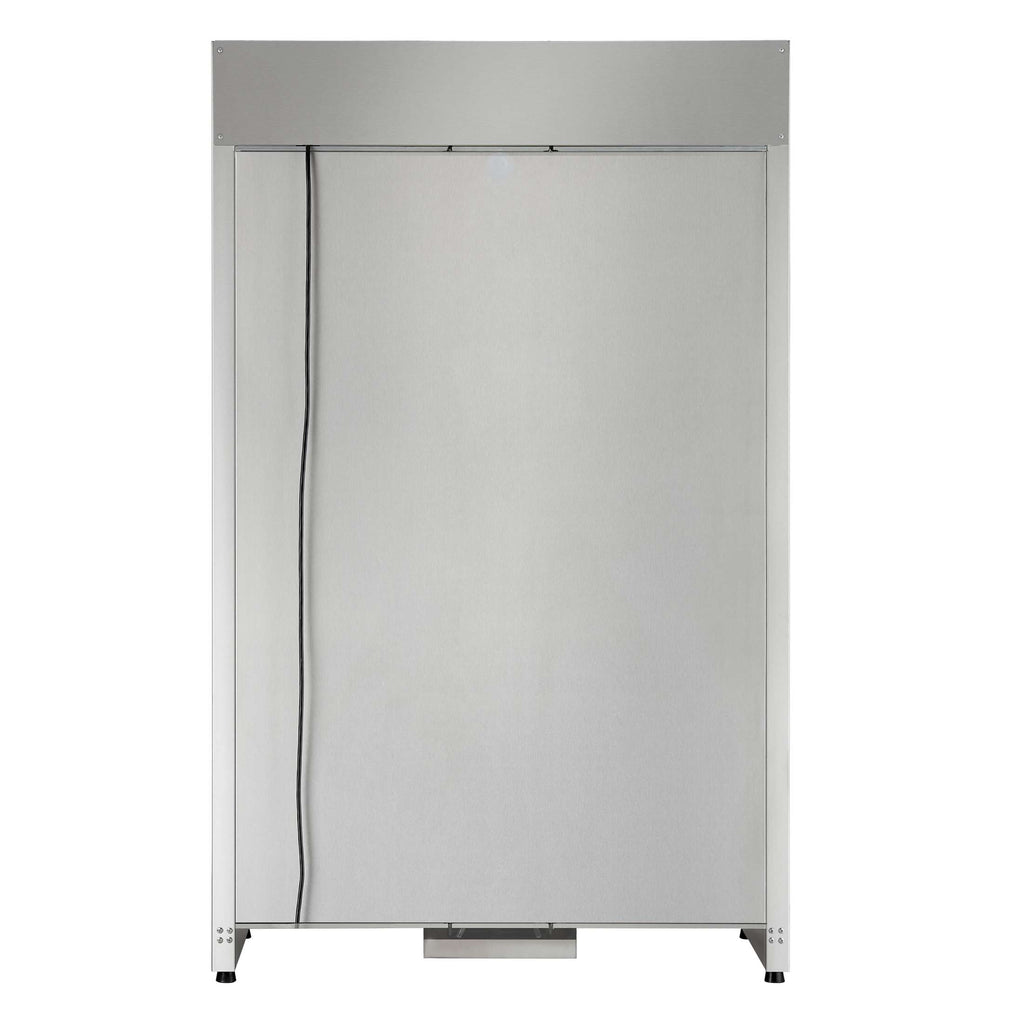 FORNO Abruzzo 48-Inch Dual Zone Wine Cellar, 102 Bottles, 24 cu. ft., Clear Acrylic Holders & Stainless Trim Shelves