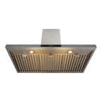 THOR Kitchen 36 Inch Wall Mount Range Hood in Stainless Steel – Model HRH3607