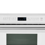 Oliena Espresso White 30 Inch 1750 Watt Compact Oven & 1000 Watt Microwave, 1.6 cu. ft.