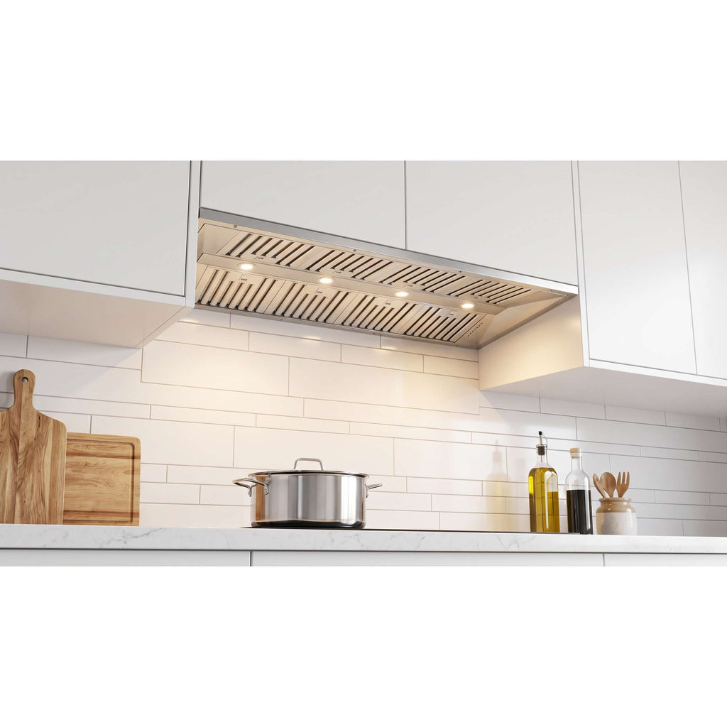 Forno Altilia 60-Inch Insert Range Hood, Stainless Steel, LED Lighting, Baffle Filters