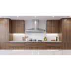 Forno Orvieto 60-Inch Wall Mount Range Hood, LED Lighting, Heavy Duty, Stainless Steel