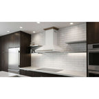 Forno Aria 48 Inch Wall-Mounted Range Hood in White