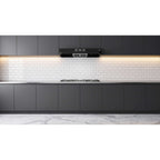 Forno Cappa 30-Inch Under Cabinet Range Hood, Black, 200 CFM, Convertible, LED Lighting