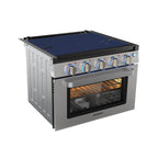 Camplux RV Stove Propane Gas Range Oven w/ 3 Burners Cooktop